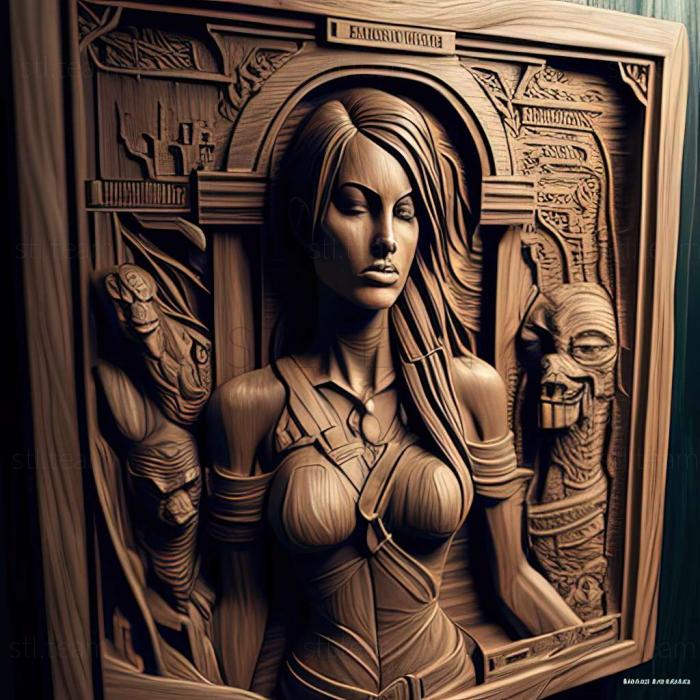 3D model Tomb Raider Unfinished Business game (STL)